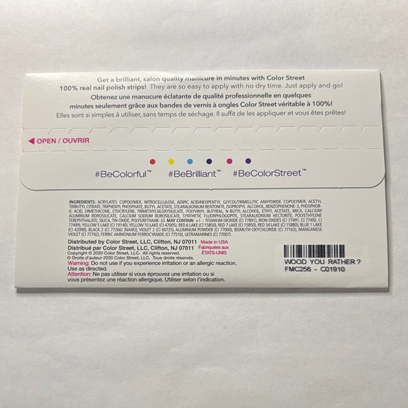 Wood You Rather Color Street retired (dark Green) - Picture 2 of 3